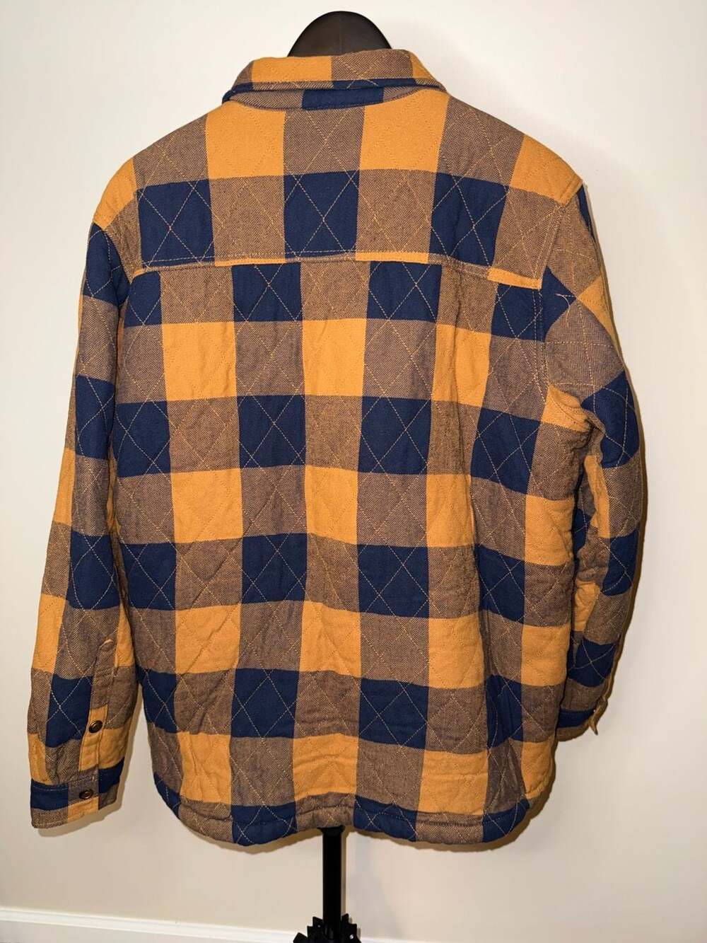 George Quilted Flannel Jacket-Large - Picture 2 of 6